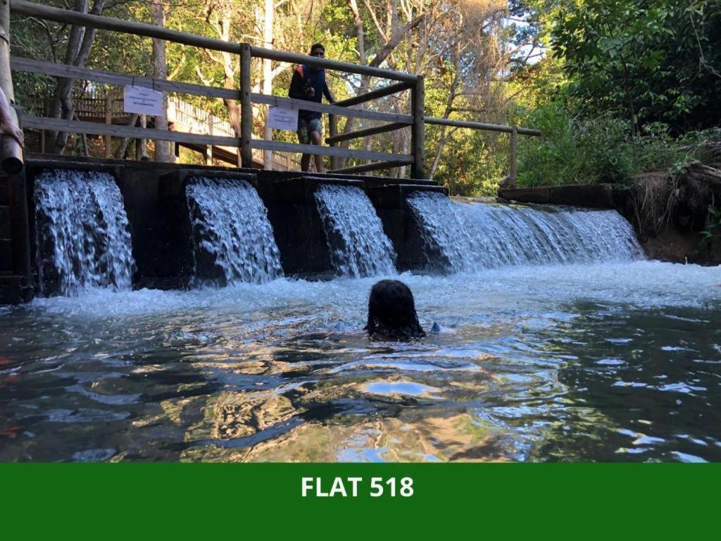 Park Veredas Do Rio Quente Flat 518 - Com Acesso Ao Rio Kültér fotó